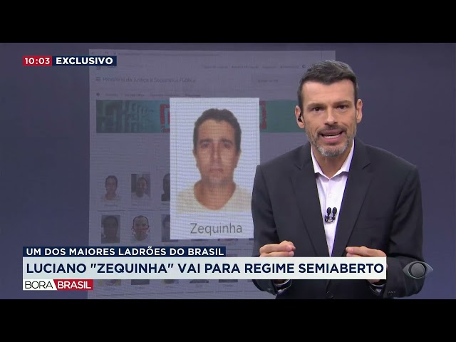 ⁣Zequinha, um dos criminosos mais procurados do Brasil, vai para regime semiaberto