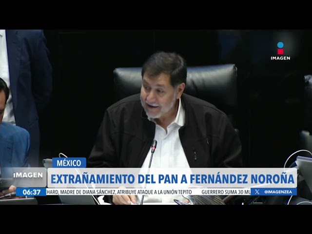 ⁣Senadores del PAN presen extrañamiento a Gerardo Fernández Noroña