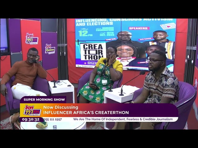 ⁣Creatorthon: Empowering Creatives to foster peaceful elections in Ghana