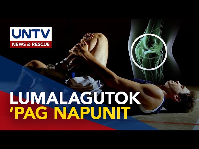 ⁣Pananakit at pamamaga ng tuhod, ilan sa sintomas ng anterior cruciate ligament o ACL injury