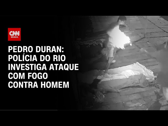 ⁣Pedro Duran: Polícia do Rio investiga ataque com fogo contra homem | CNN NOVO DIA