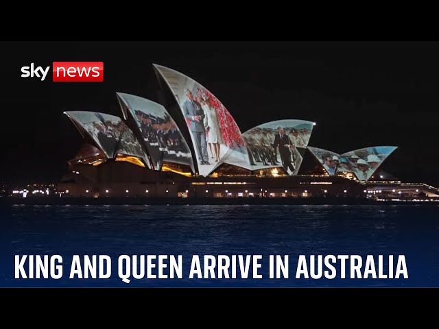 ⁣King and Queen arrive in Australia ahead of royal tour