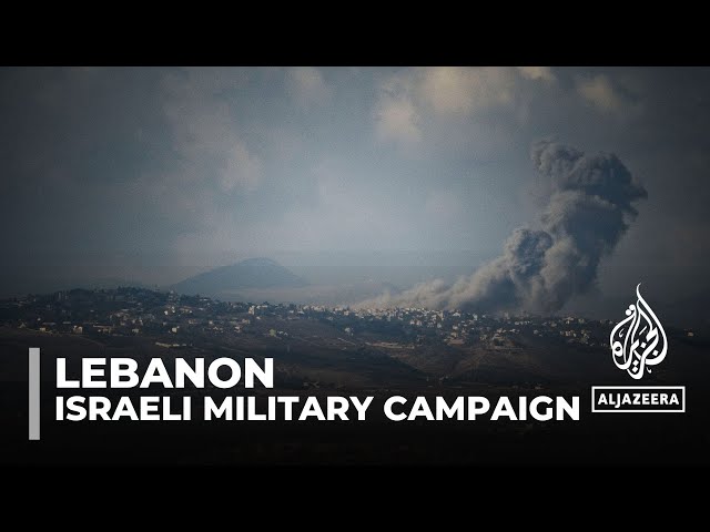 ⁣Israel's assault on Lebanon: Air raids hit border areas in the south