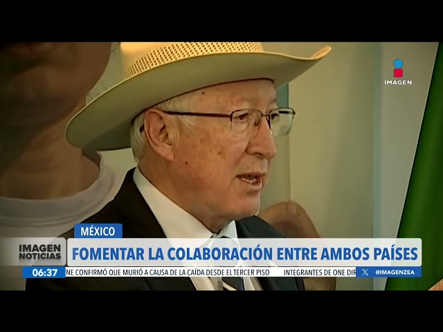 ⁣Con el embajador Ken Salazar han quedado claros los nuevos lineamientos: Juan Ramón de la Fuente