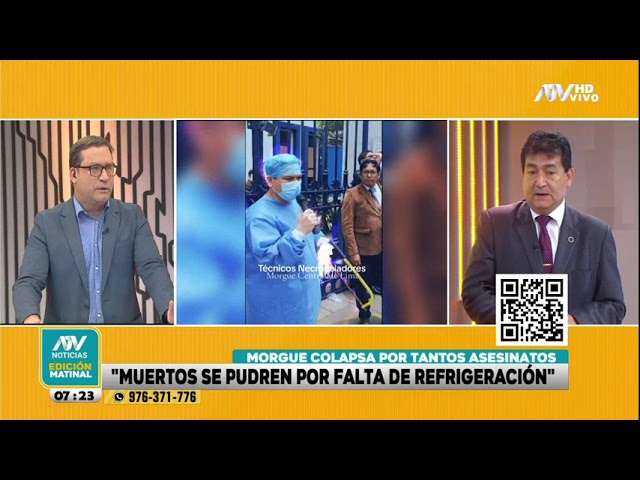 ⁣Secretario general de Fentramip: "Necropsias han aumentado 40%"