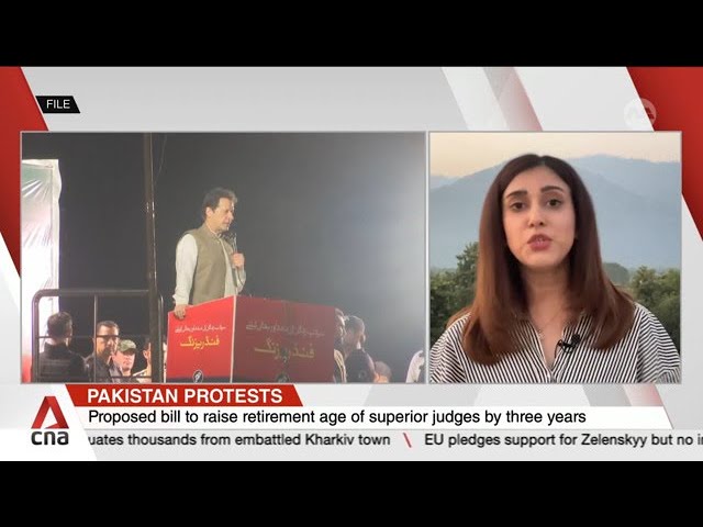 ⁣Pakistan protests: Khan's PTI party holds demonstrations against proposed government bill