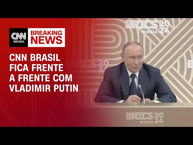 ⁣CNN Brasil fica frente a frente com Vladimir Putin | LIVE CNN