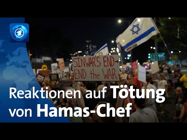 ⁣Krieg in Nahost: Reaktionen auf die Tötung von Hamas-Chef Sinwar