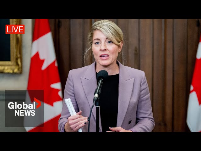 ⁣Mélanie Joly speaks after Hamas leader Yahya Sinwar killed | LIVE