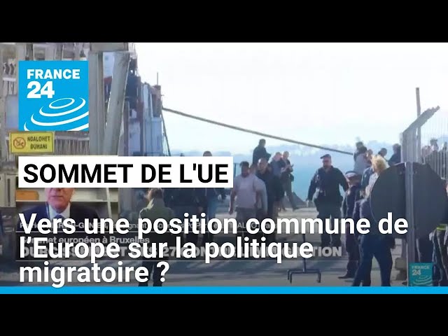 ⁣Sommet de l'UE : vers une position commune de l’Europe sur la politique migratoire ? • FRANCE 2