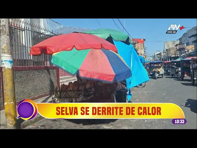 ⁣Iquitos: Sensación térmica alcanza los 45 grados