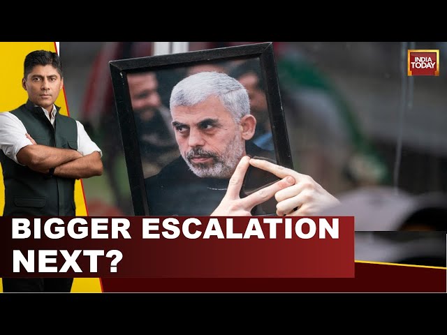 ⁣Gaurav Sawant LIVE: Israel Eliminates Yahya Sinwar | Bigger Escalation Next? | India Today Live