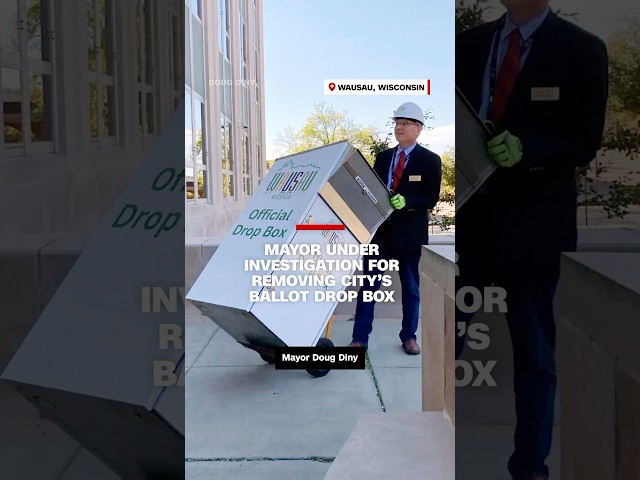 ⁣Mayor under investigation for removing city's ballot drop box