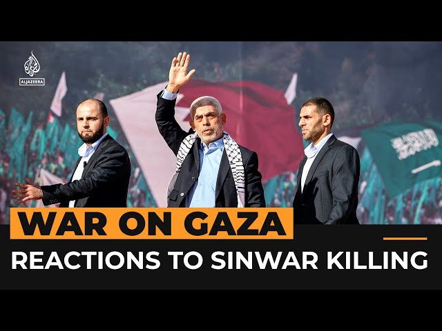 ⁣Parties in Israel, defiance in Gaza over killing of Hamas leader Sinwar | Al Jazeera NewsFeed