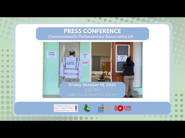 ⁣Commonwealth Parliamentary Association Press Conference