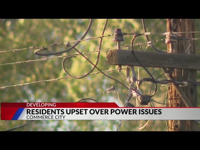 ⁣Commerce City residents fed up with power outages