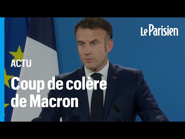 ⁣Macron s'en prend aux journalistes après la parution de ses propos sur la création d'Israë