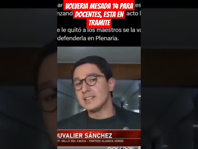 ⁣VOLVERIA MESADA 14 PARA DOCENTES, ESTA EN TRAMITE