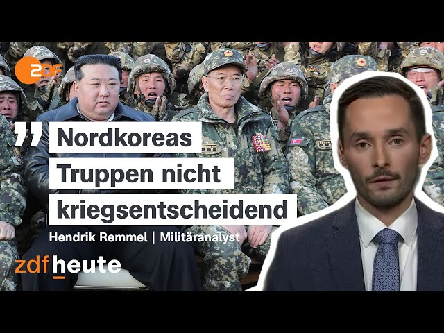 ⁣Welche Rolle spielt Nordkorea in Putins Krieg gegen die Ukraine? | ZDFheute live