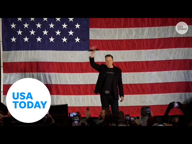 ⁣Billionaires Elon Musk and Mark Cuban turn out for Trump, Harris | USA TODAY