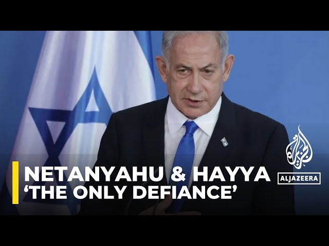 ⁣Only defiance from Netanyahu and Hayya: AJE correspondent