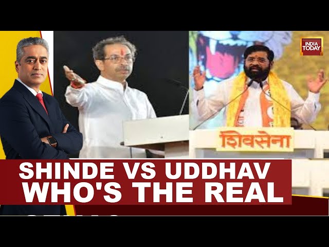 ⁣Rajdeep Sardesai LIVE: Maharashtra-Cha-Raja | Shinde Vs Uddhav Who's The Real Sena? | India Tod