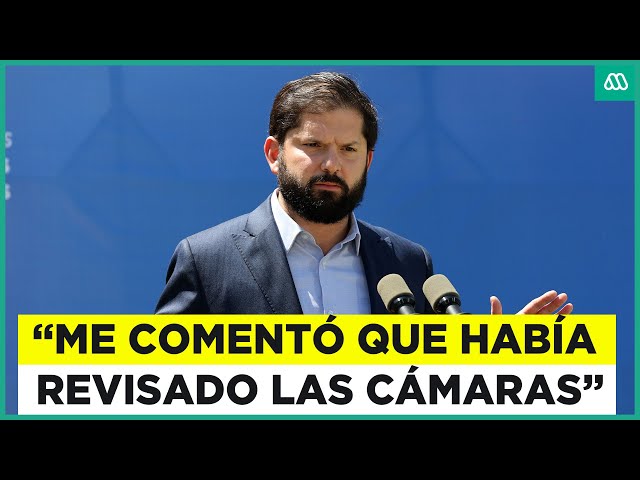 ⁣Boric reconoce que Monsalve le solicitó a la PDI ver los videos del hotel - Conferencia completa