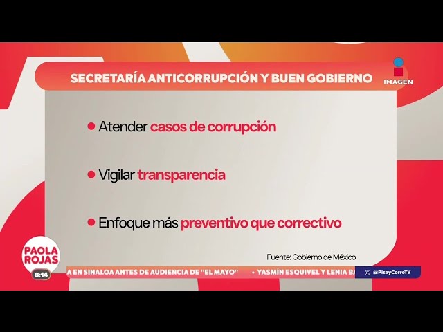 ⁣¿En qué consiste la Secretaría Anticorrupción y de Buen Gobierno?