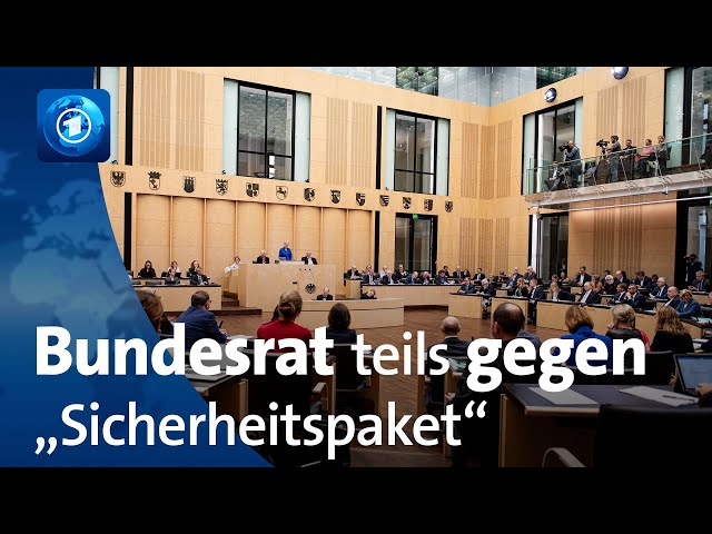 ⁣Bundestag verabschiedet „Sicherheitspaket“ – Bundesrat lehnt es in Teilen ab