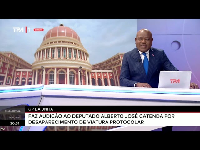 ⁣GP da UNITA faz audição ao Deputado Alberto José Catenda por desaparecimento de viatura protocolar