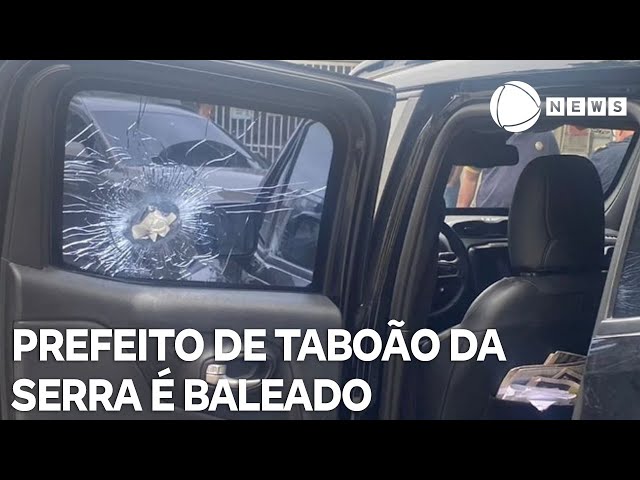 ⁣Prefeito de Taboão da Serra sofre atentado e é baleado