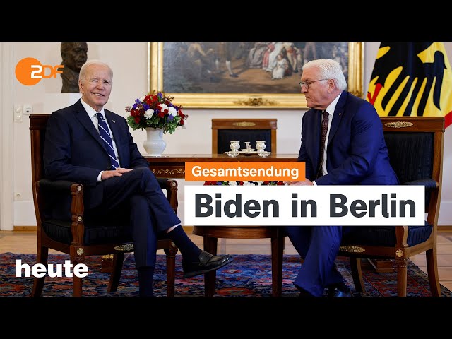 ⁣heute 19:00 Uhr vom 18.10.2024: Biden in Berlin, Sicherheitspaket der Ampel, Studie zu 4-Tage-Woche