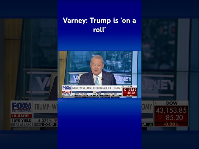 ⁣Stuart Varney: Donald Trump is 'relaxed, friendly' and 'on a roll' #shorts