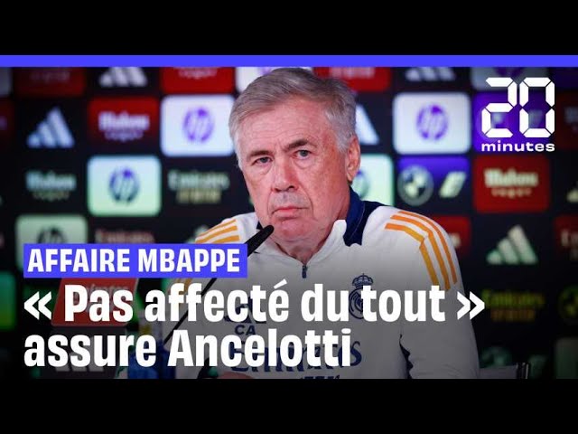 ⁣Affaire Mbappé : Il n’est « pas affecté du tout » par les accusations assure Ancelotti