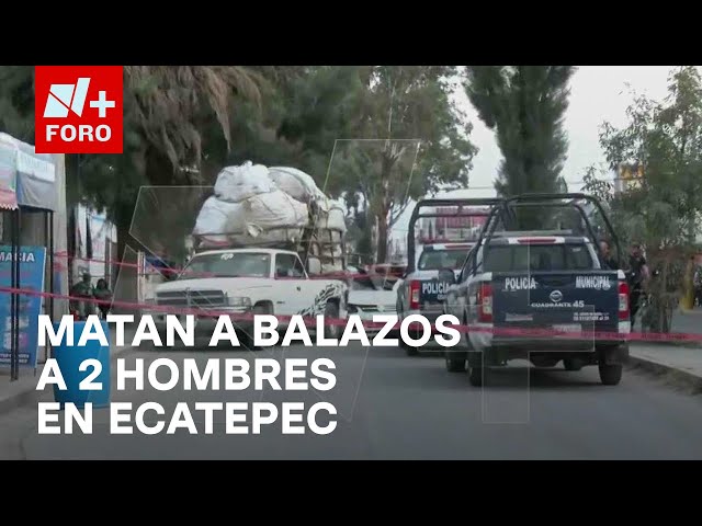 ⁣Balean a 2 hombres en Avenida Gobernador Carlos Hank González en Ecatepec - A Las Tres