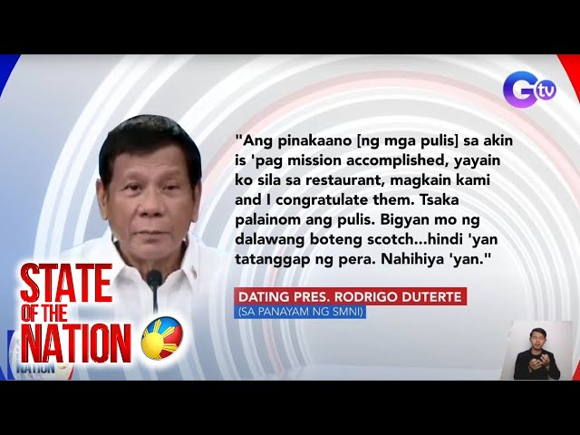 ⁣Dating Pangulong Rodrigo Duterte, handa raw dumalo sa pagdinig ng Quad Committee ng Kamara  | SONA