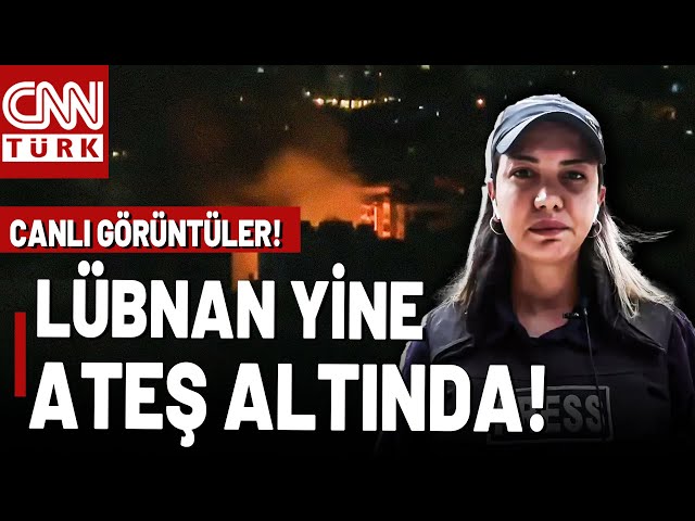 ⁣Lübnan'dan Canlı Görüntüler! İsrail Lübnan'ın Güneyini Yine Bombalıyor... Fulya Öztürk Bey