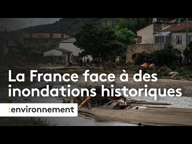 ⁣La France face à des inondations historiques