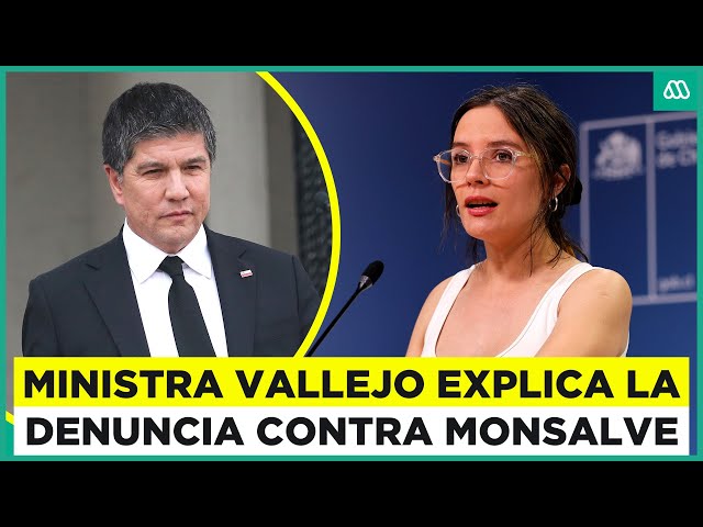 ⁣"No conocemos el contenido de la denuncia" Ministra Vallejo por renuncia de Manuel Monsalv