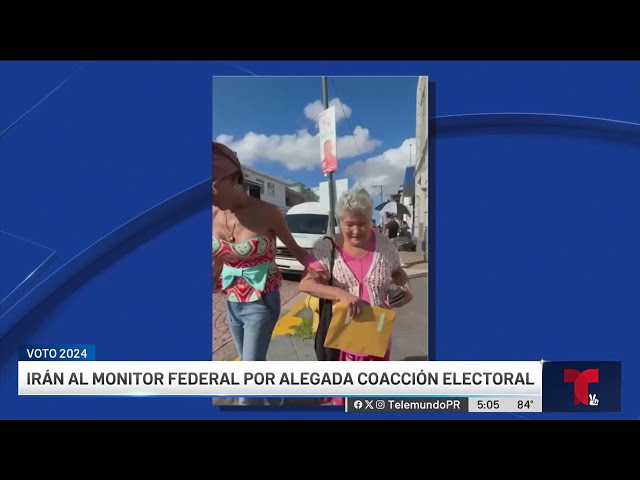 ⁣PPD presenta evidencia de alegada coacción electoral al monitor federal