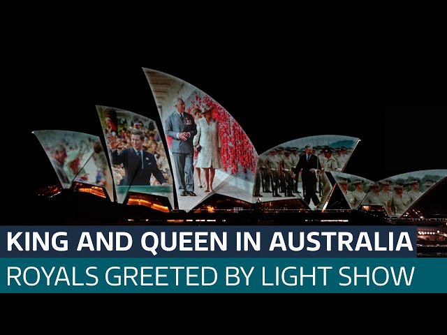 ⁣King and Queen touch down in Sydney to begin tour of South Pacific | ITV News