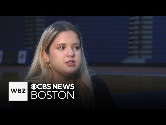 ⁣Newton South volleyball player from Portugal calls sport her "anchor"