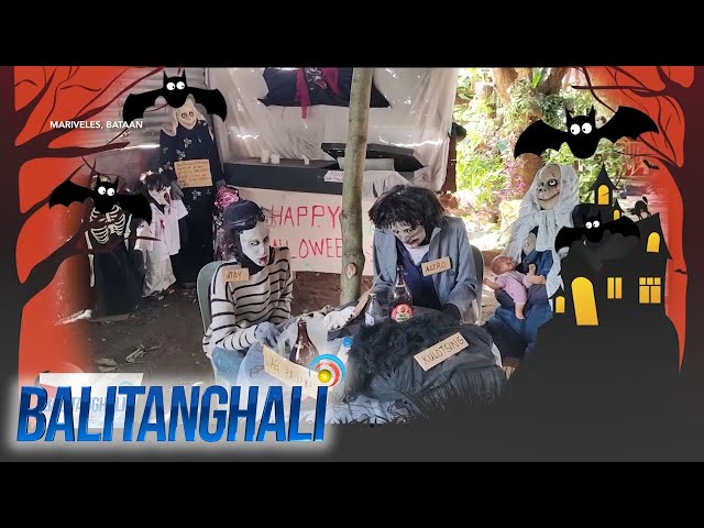 ⁣Horror display na gawa sa recycled materials, agaw-pansin | Balitanghali