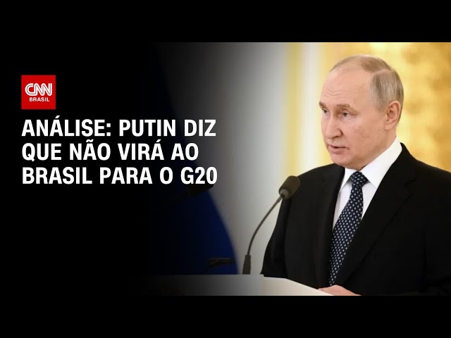 ⁣Análise: Putin diz que não virá ao Brasil para o G20 | WW