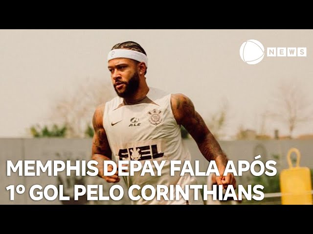 ⁣Memphis Depay fala após 1º gol pelo Corinthians