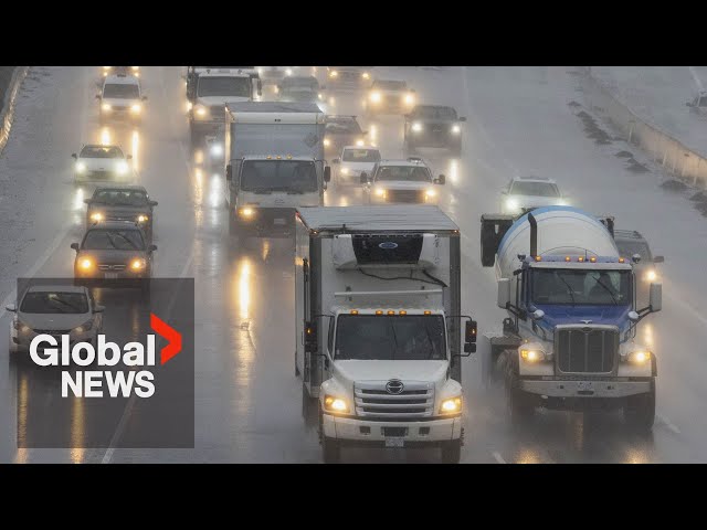 ⁣Early season atmospheric river brings heavy rain, intense winds to BC's South Coast