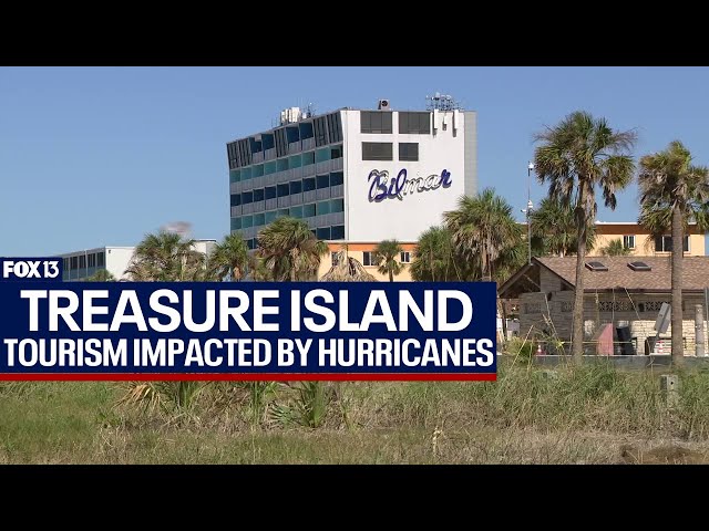 ⁣Treasure Island tourism on hold after Hurricanes Helene, Milton