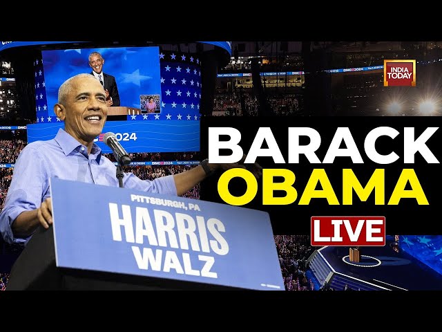 ⁣Barack Obama LIVE: Obama Holds Rally In Tuscon | Harris Vs Trump |US Election LIVE| India Today LIVE