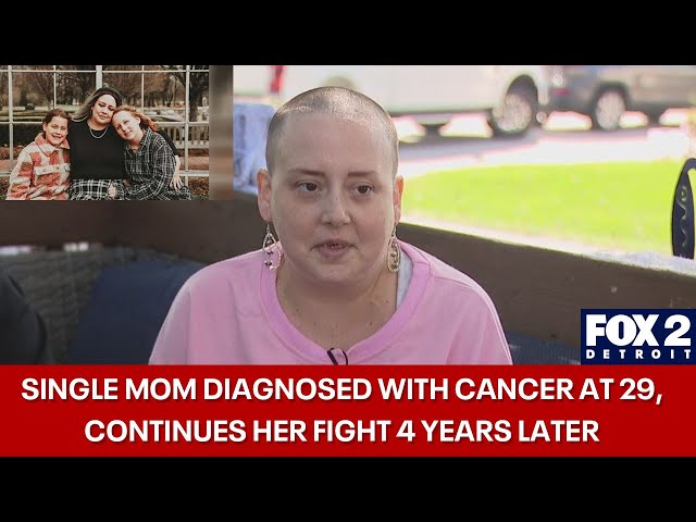 ⁣Single mother shares her battle against cancer