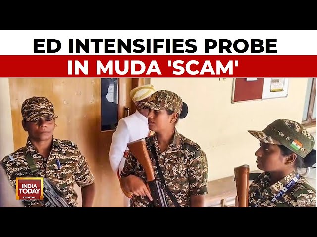 ⁣MUDA Scam Showdown Escalates: ED Team Reaches MUDA Office In Mysuru | Karnataka News